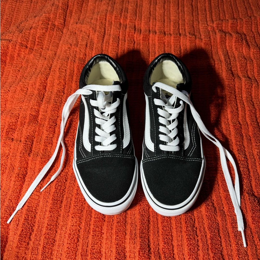 Vans Classic Black and White Shoes